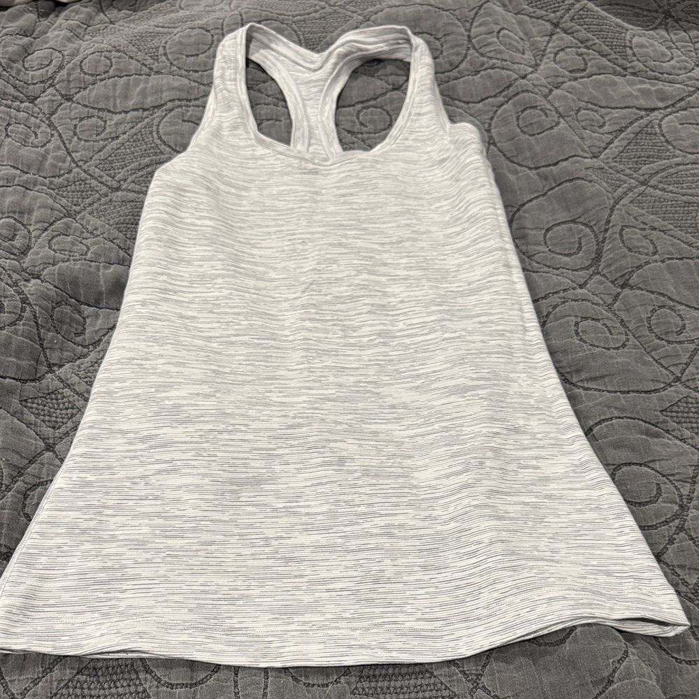 Lululemon Athletica Light Gray Tank Top